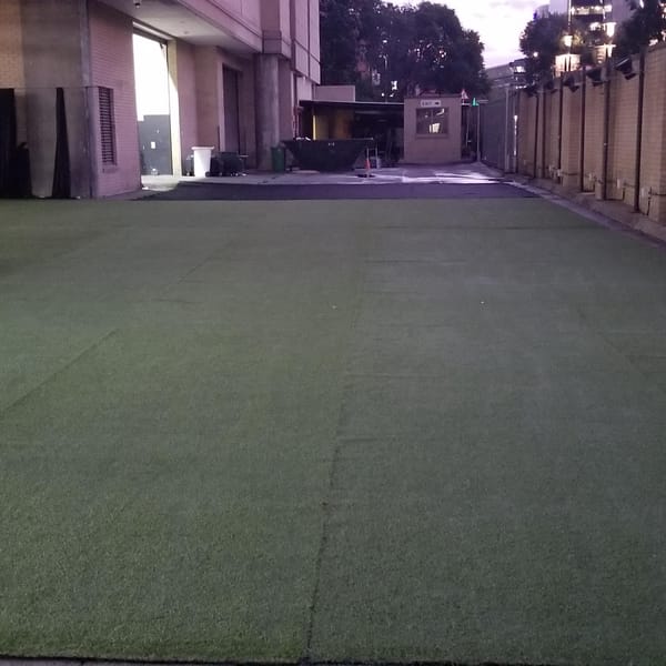 Smart Grass Event & Hire installation