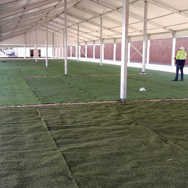 Smart Grass Event & Hire installation