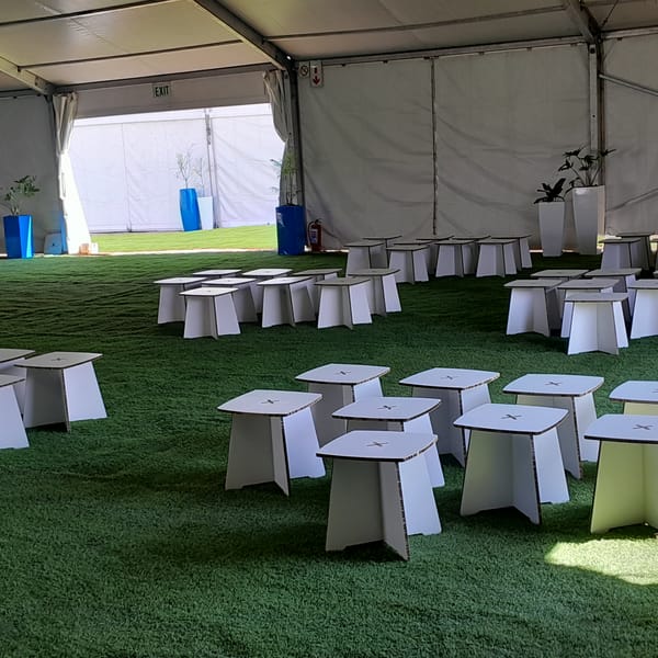 Smart Grass Event & Hire installation