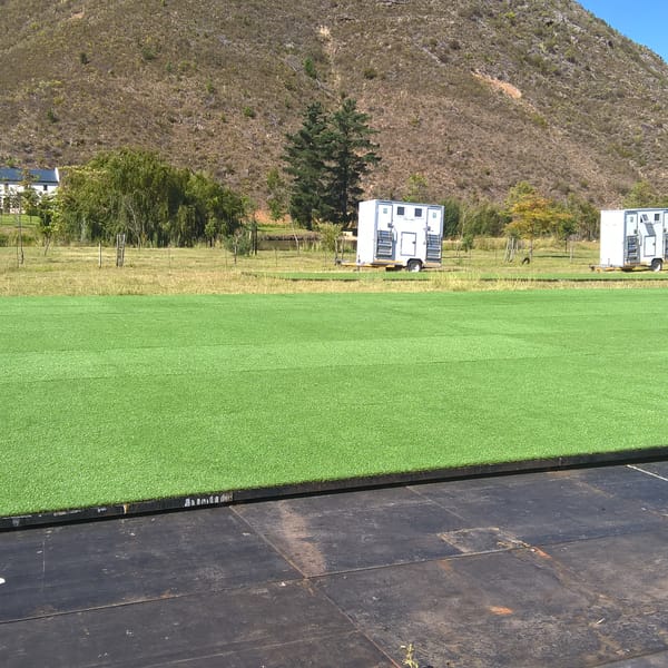 Smart Grass Event & Hire installation