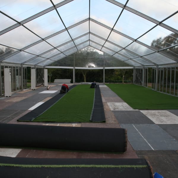 Smart Grass Event & Hire installation