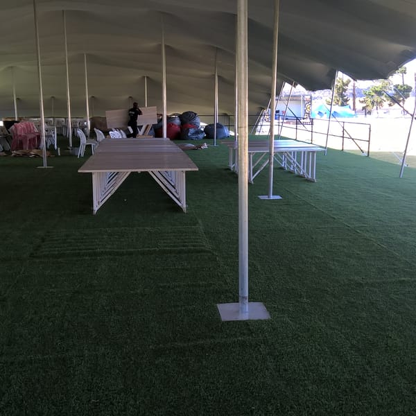 Smart Grass Event & Hire installation