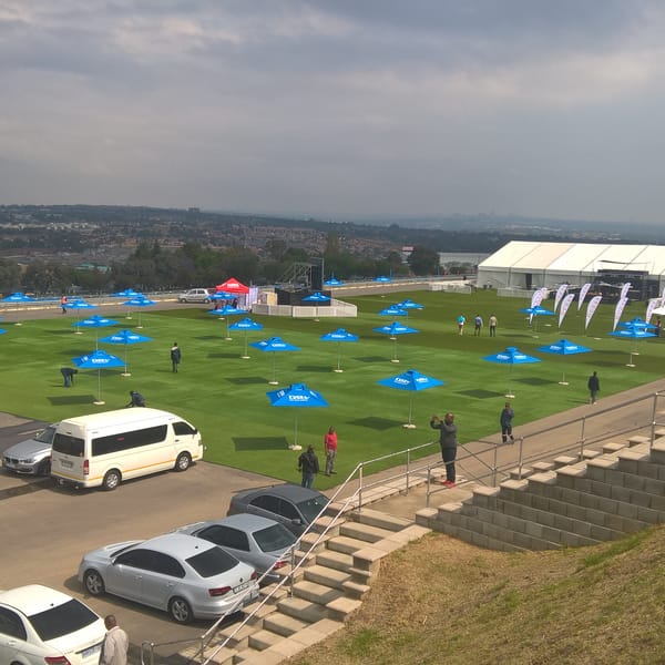 Smart Grass Event & Hire installation