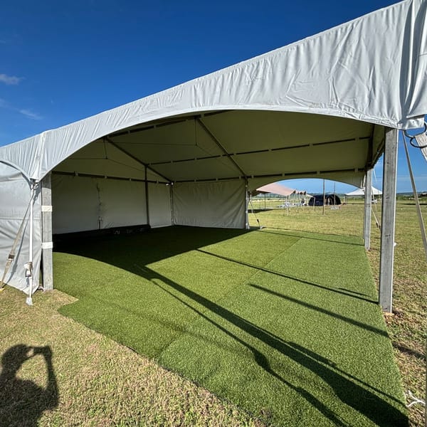 Smart Grass Event & Hire installation