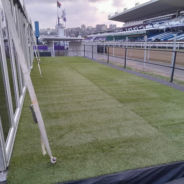 Smart Grass Event & Hire installation