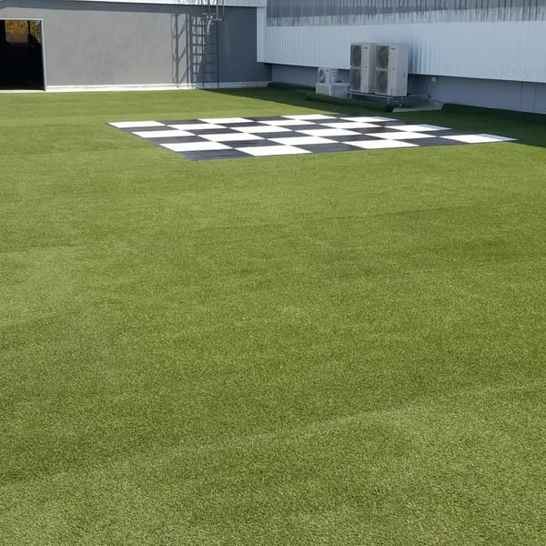 Smart Grass Event & Hire installation