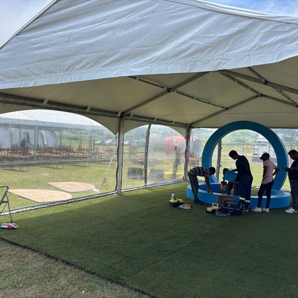 Smart Grass Event & Hire installation
