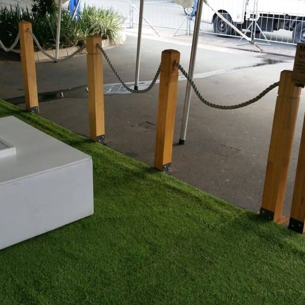 Smart Grass Event & Hire installation