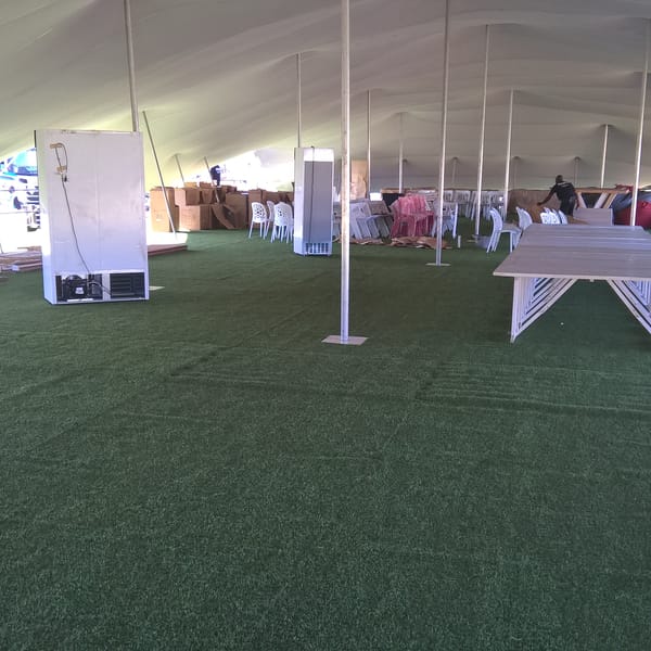 Smart Grass Event & Hire installation