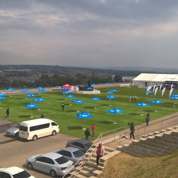 Smart Grass Event & Hire installation