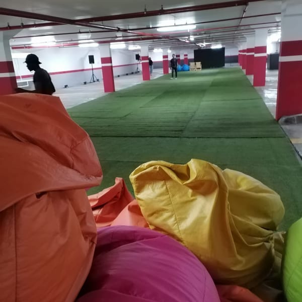 Smart Grass Event & Hire installation