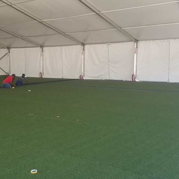 Smart Grass Event & Hire installation