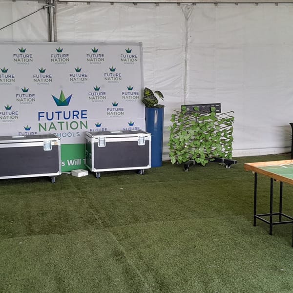 Smart Grass Event & Hire installation