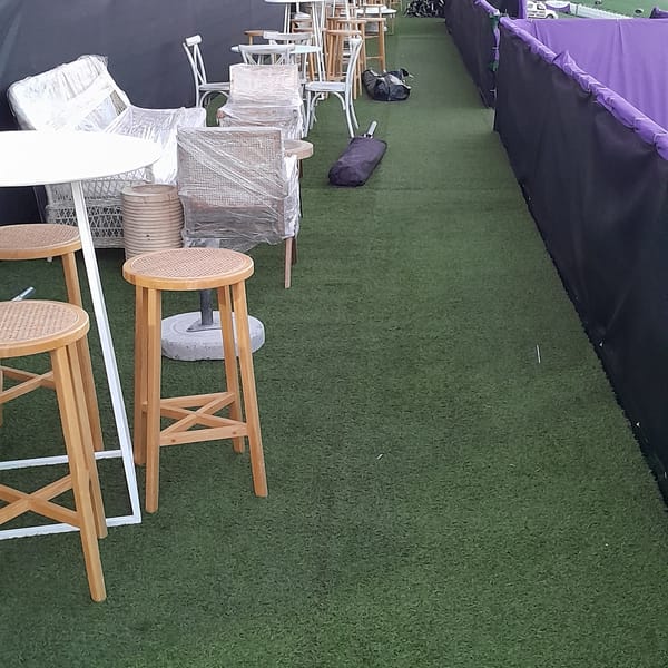 Smart Grass Event & Hire installation