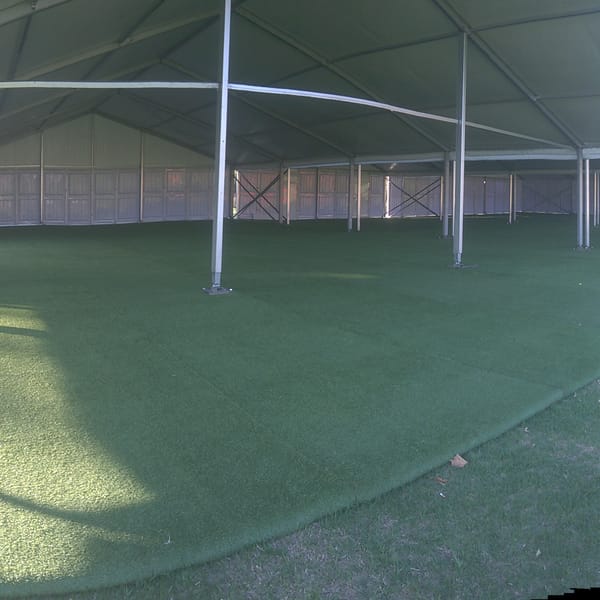 Smart Grass Event & Hire installation
