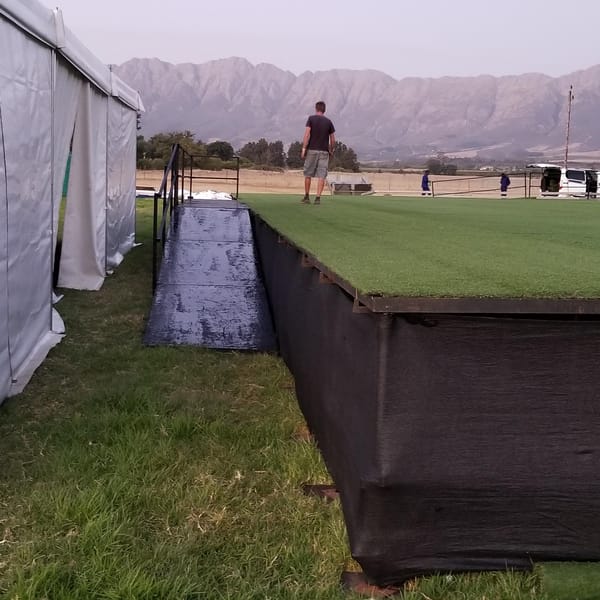 Smart Grass Event & Hire installation