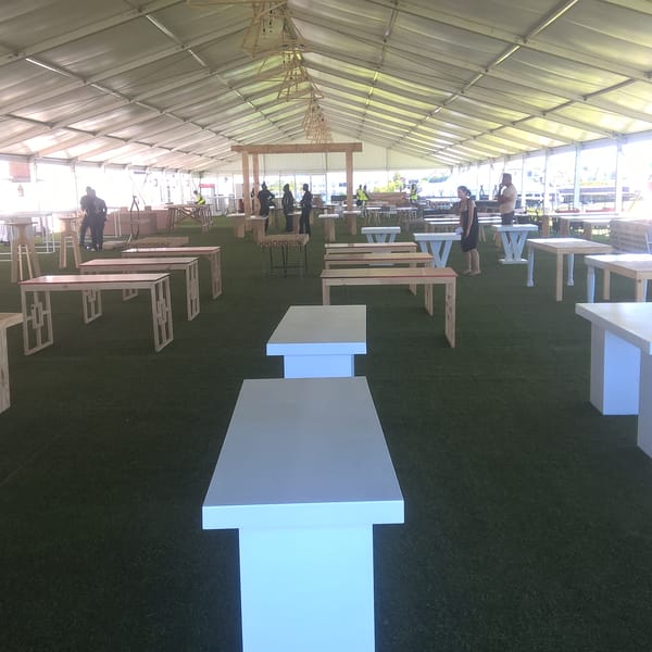 Smart Grass Event & Hire installation
