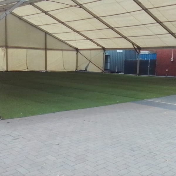 Smart Grass Event & Hire installation