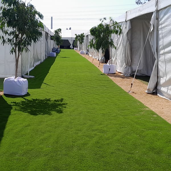 Smart Grass Event & Hire installation