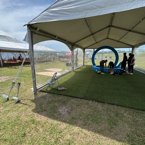 Smart Grass Event & Hire installation