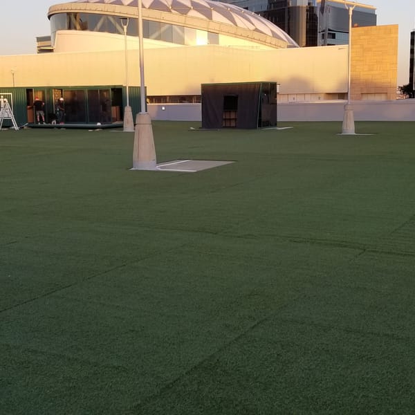 Smart Grass Event & Hire installation