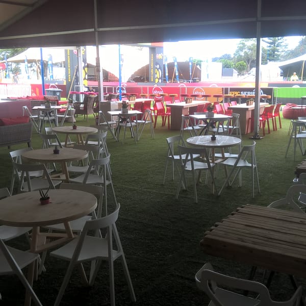 Smart Grass Event & Hire installation