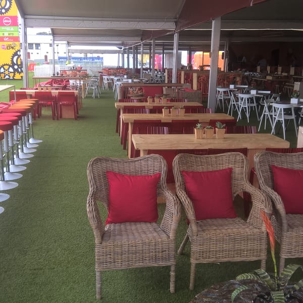 Smart Grass Event & Hire installation