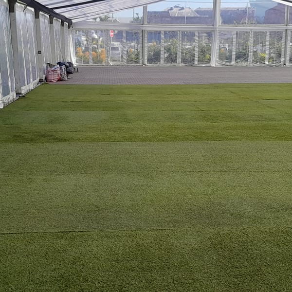 Smart Grass Event & Hire installation