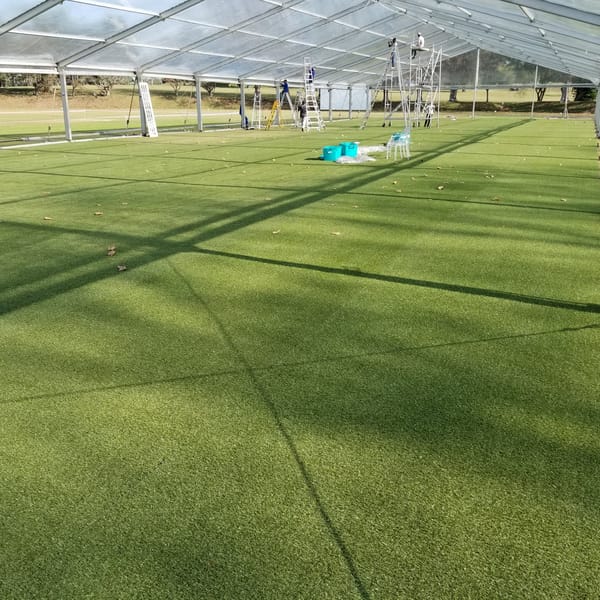 Smart Grass Event & Hire installation