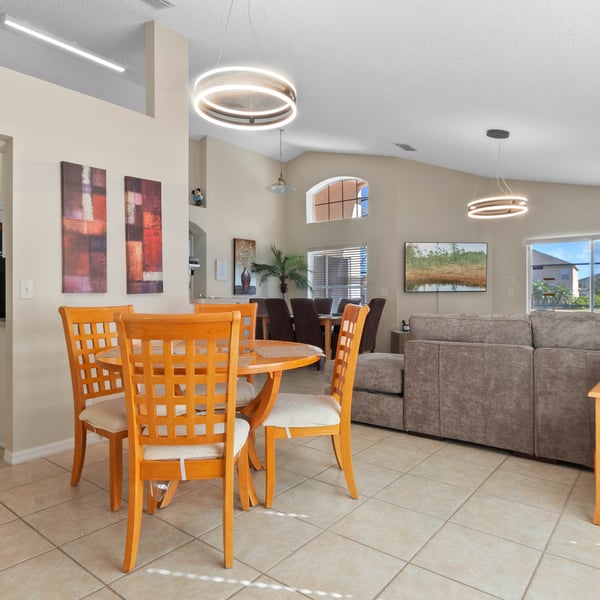 Fully equipped kitchen with modern appliances