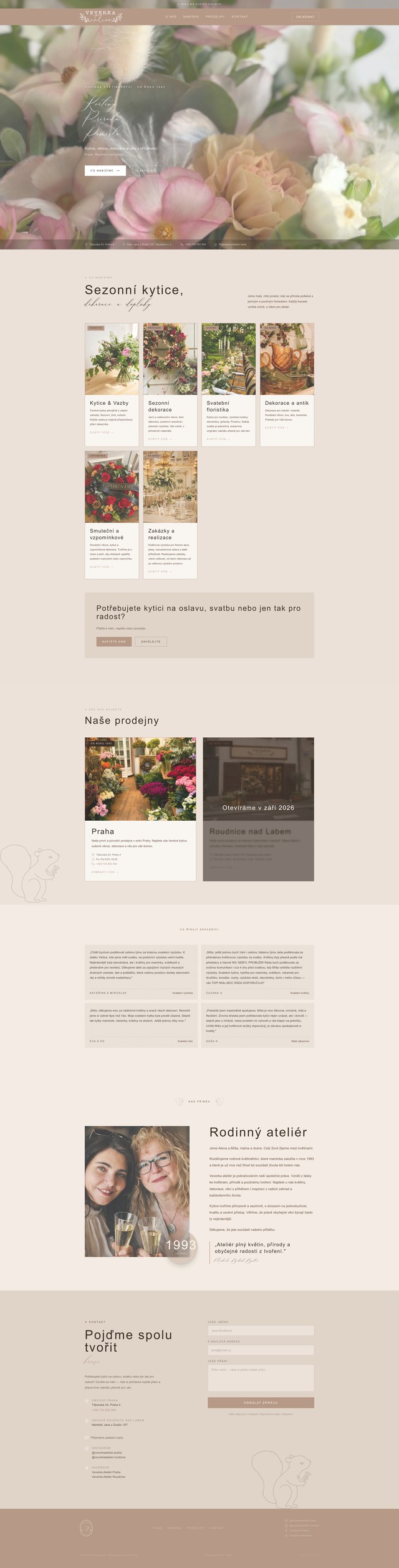 Website for a florist