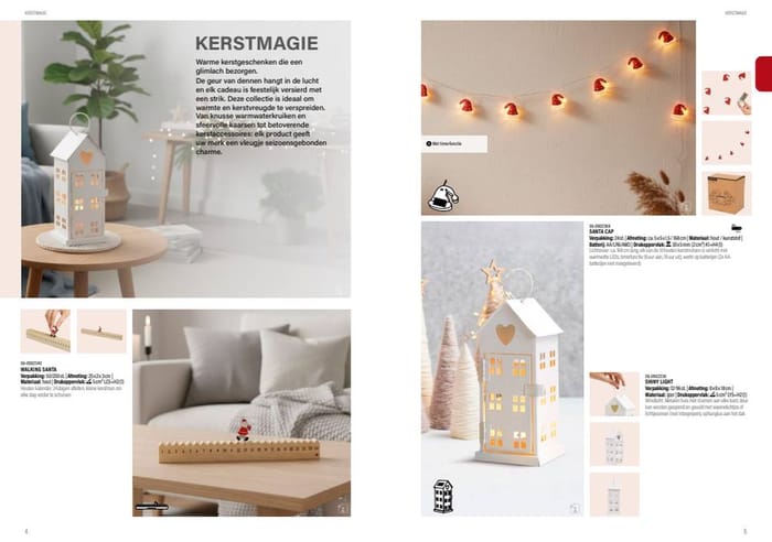 Kerstmagie: gezellige inrichting met kerstaccessoires
