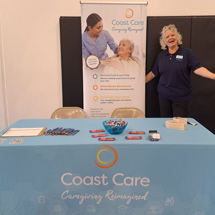 Coast Care team at a San Diego community outreach booth