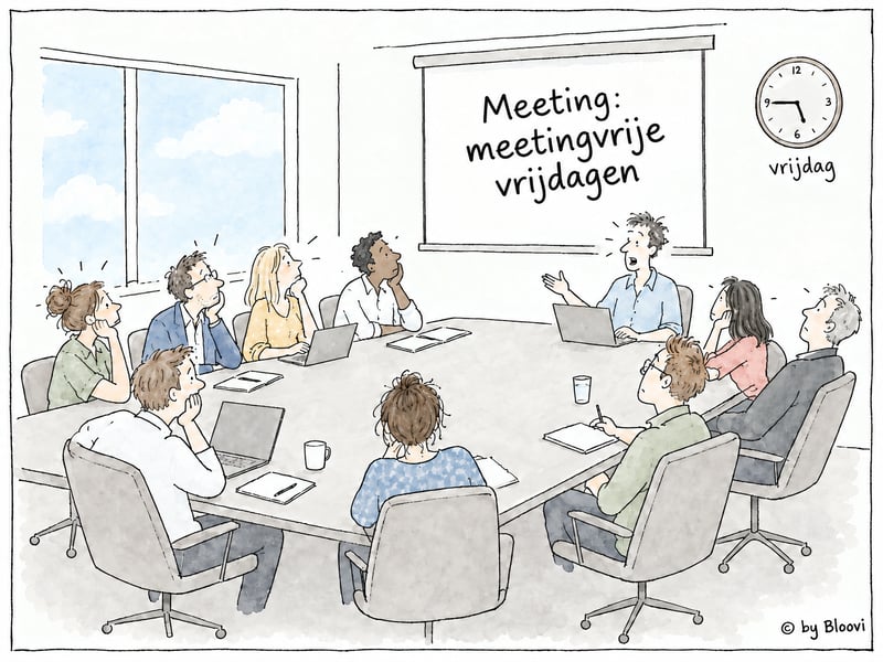 De vergadering over minder vergaderen