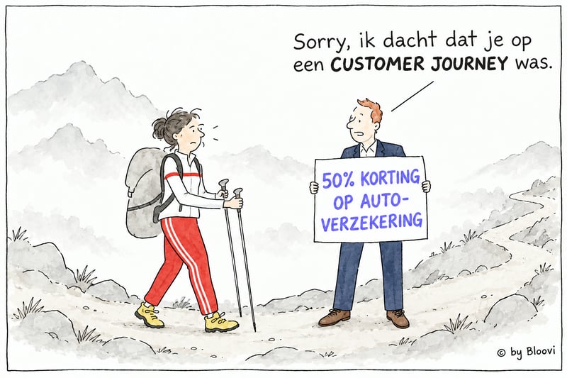 De customerjourney die nergens naartoe leidt