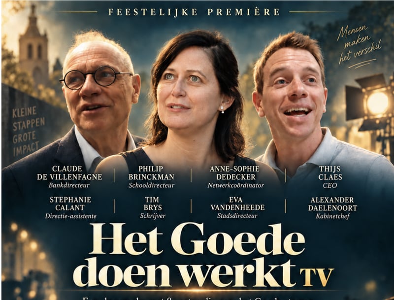 Het boek 'Het goede doen wérkt' van Nick Van Langendonck wordt docu-reeks