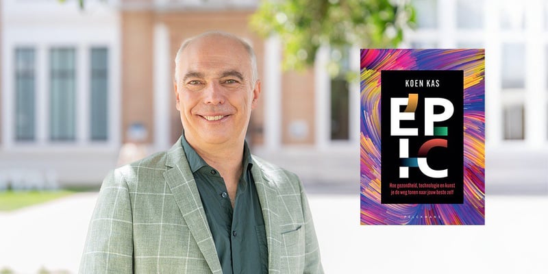 Epic, het boek van Koen Kas over longevity. “Hoe technologie ons helpt een leven van doelgerichtheid en potentieel te creëren.”