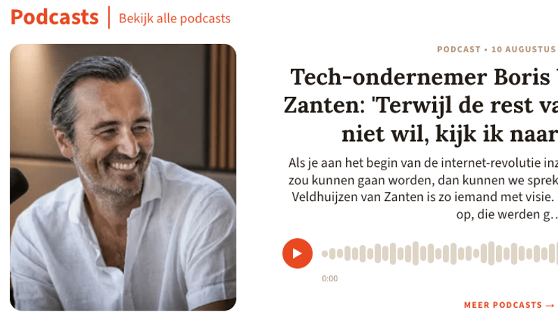 Podcasts voorbeeld