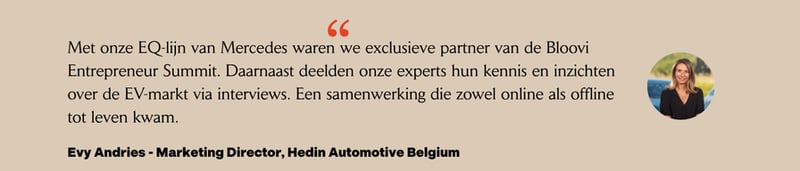 Quote Evy Andries — Hedin Automotive Belgium