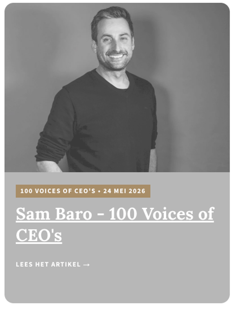 100 Voices of CEO's voorbeeld