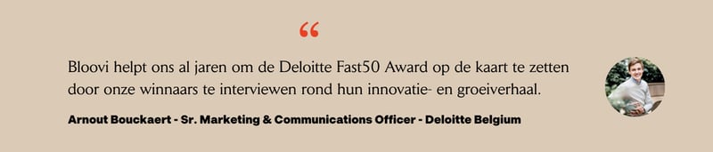 Quote Arnout Bouckaert — Deloitte Belgium