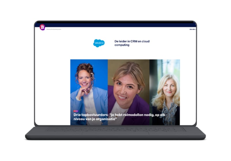 Salesforce samenwerking Bloovi