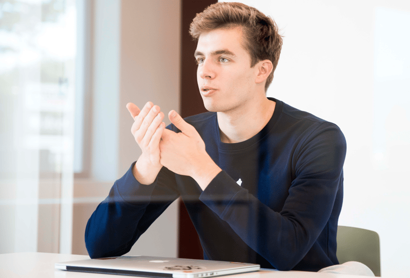 Andreas De Neve: (TechWolf): "De enige plaats waar ik anderhalf uur niet aan werk kan denken, is op het basketbalveld."