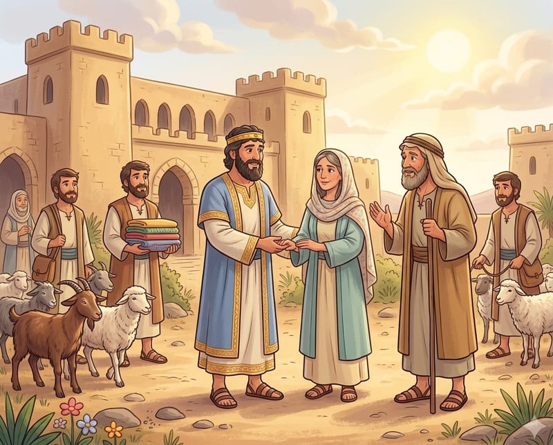 Abraham a král Abimelech
