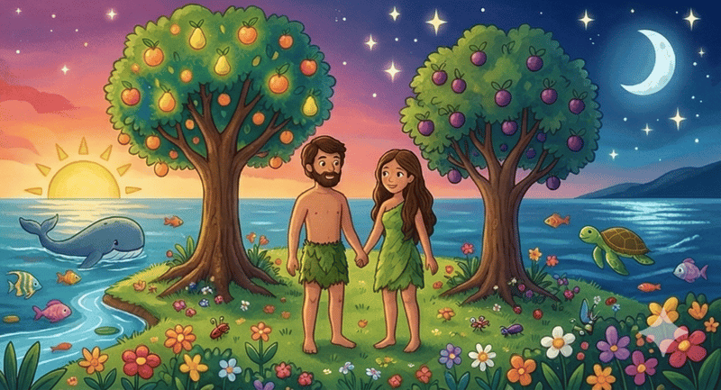 Adam, Eva a Zahrada Eden