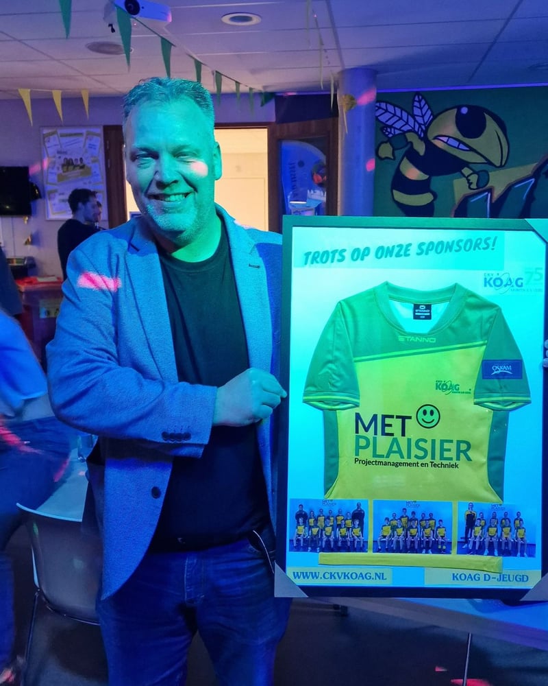 Met Plaisier sponsor CKV KOAG