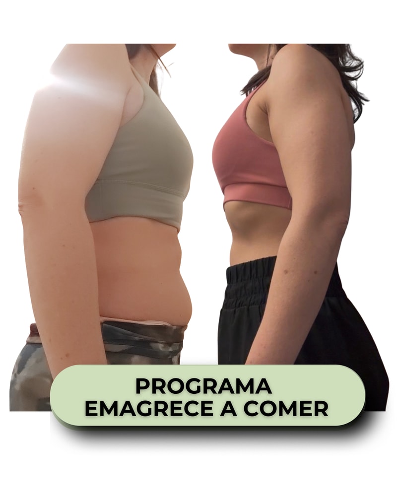 Transformação — resultado antes e depois de frente