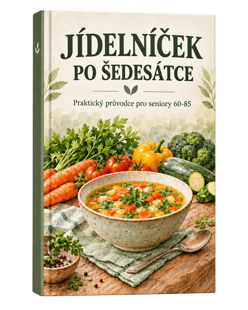 Obálka knihy Jídelníček po šedesátce