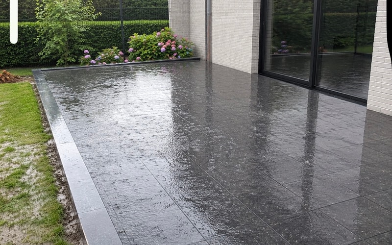 Terras waterdicht maken afdichting door Vochtmannetje