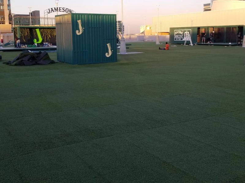 Brand activation grass – Johannesburg